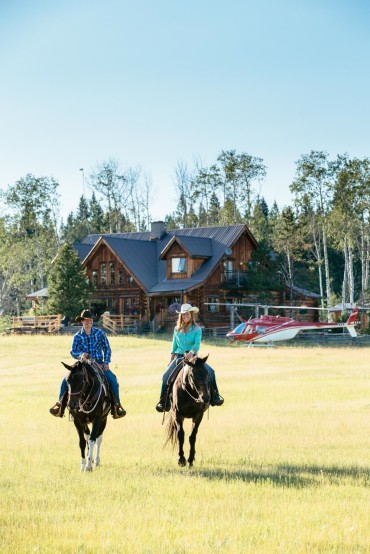 Horseback riding at Siwash Lake Wilderness Resort