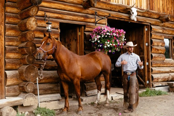 Learn western horsemanship at Siwash Lake luxury wilderness lodge.