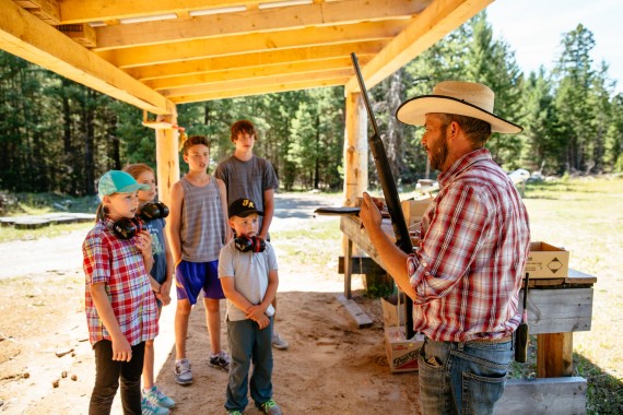 Safety first before shooting shotguns at Siwash Lake