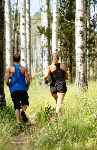 Jogging trail at Siwash Lake