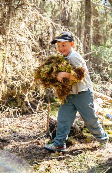 Putting the moss back to leave no trace