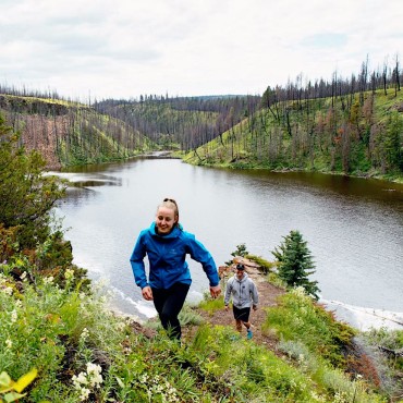 Our luxury lodge backcountry hiking program includes a variety of routes