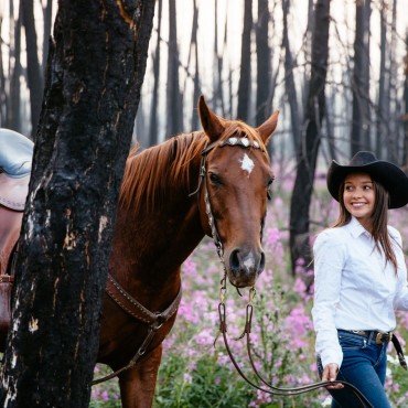 This luxury horse riding adventure is offered amid an enchanting, regenerating landscape